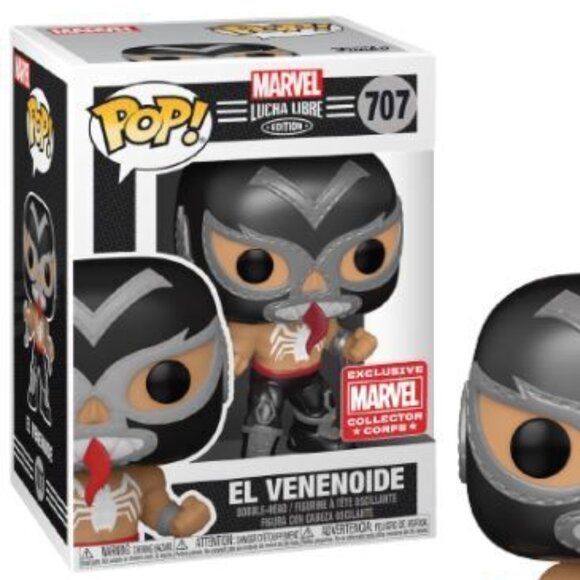 Funko Other - Funko Pop! - Marvel Lucha Libre Edition - El Venenoide 707, Exclusive MarvelCC